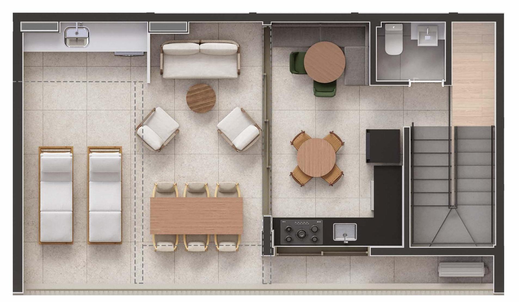 312 Jam Moema: 2 dorm 105m² cobertura duplex superior