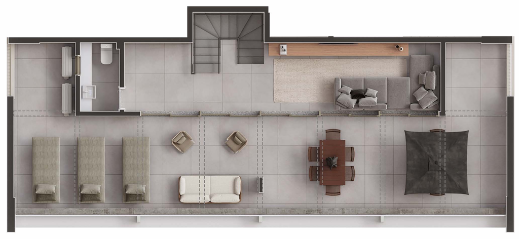 312 Jam Moema: 3 dorm 173m² cobertura duplex superior
