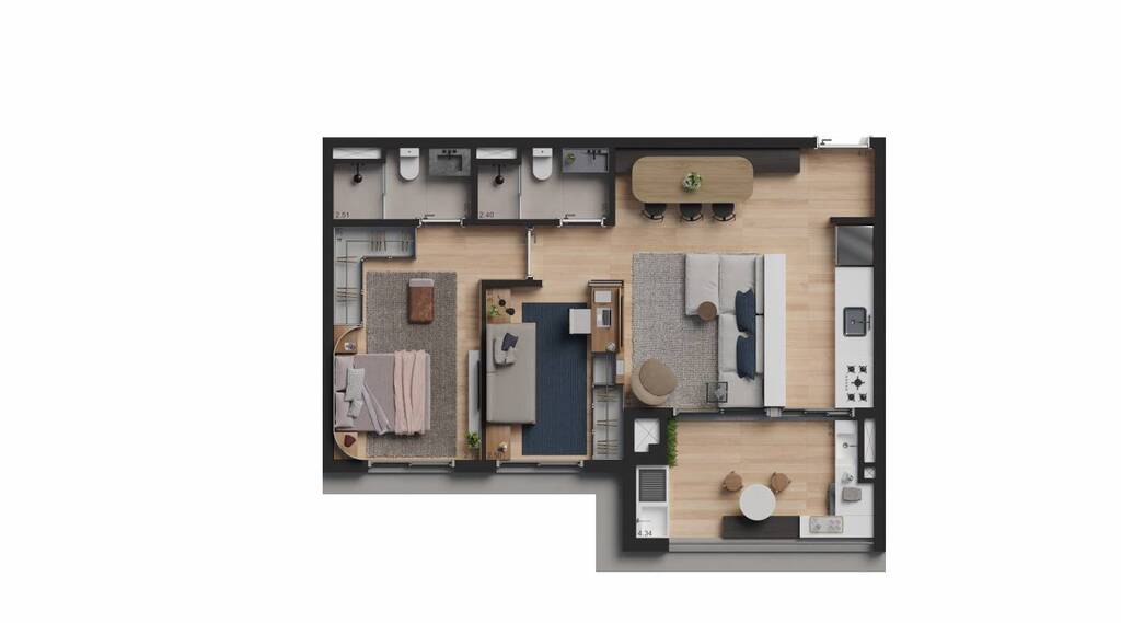 About Vila Mariana: 2 dorm 72m²
