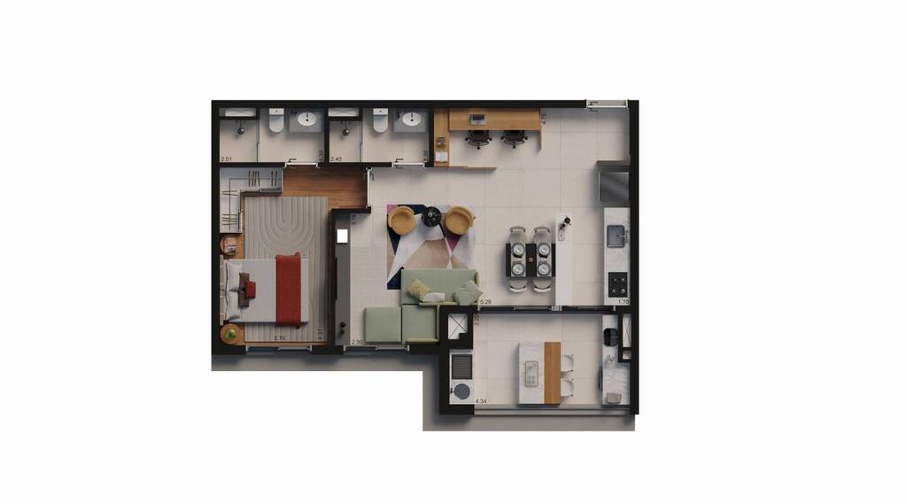 About Vila Mariana: 1 dorm 72m² opção