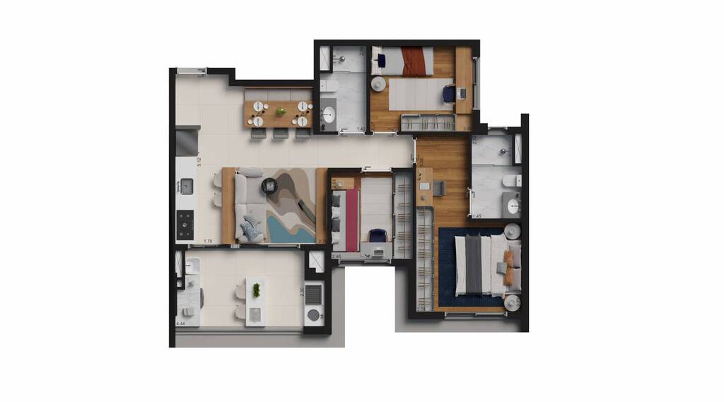 About Vila Mariana: 3 dorm 83m²