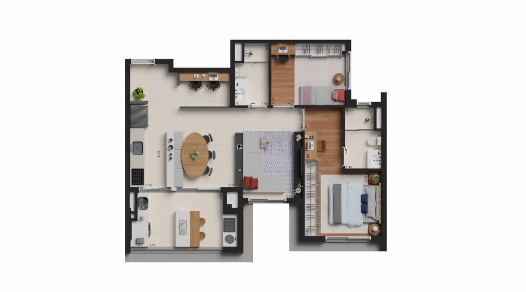 About Vila Mariana: 2 dorm 83m² opção