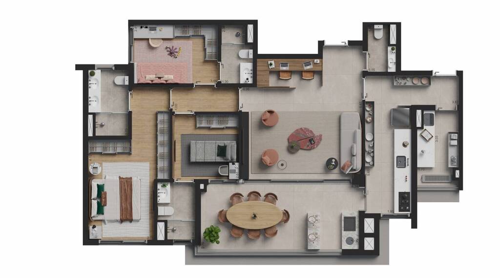 About Vila Mariana: 3 dorm 131m²