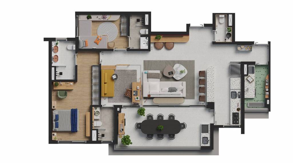 About Vila Mariana: 2 dorm 131m² opção