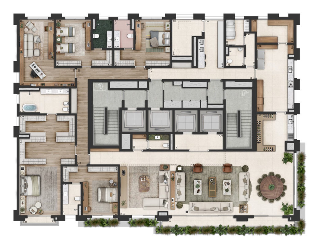 Adolpho Lindenberg: 5 dorm 474m²