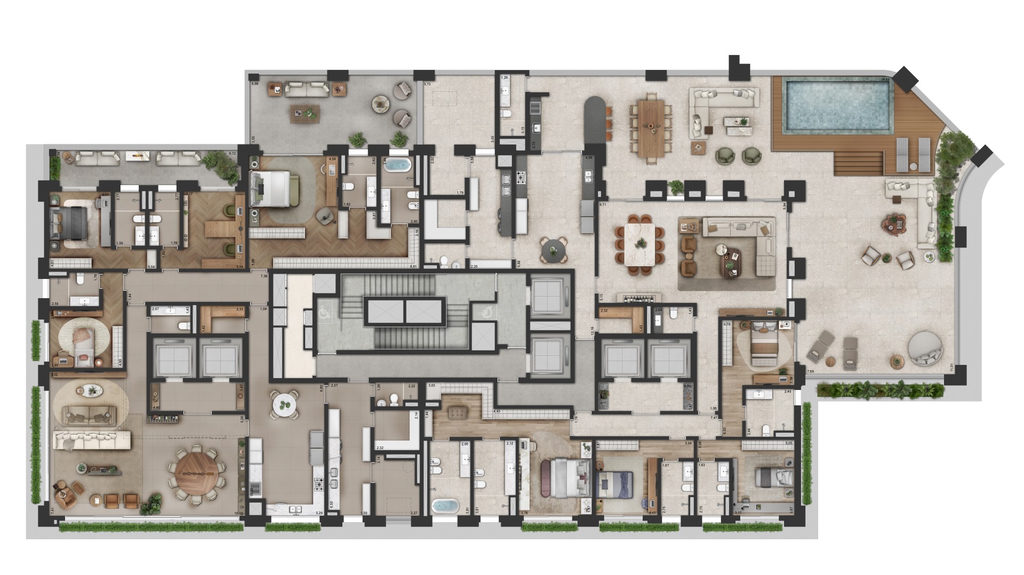 Adolpho Lindenberg: 4 dorm 546m² garden