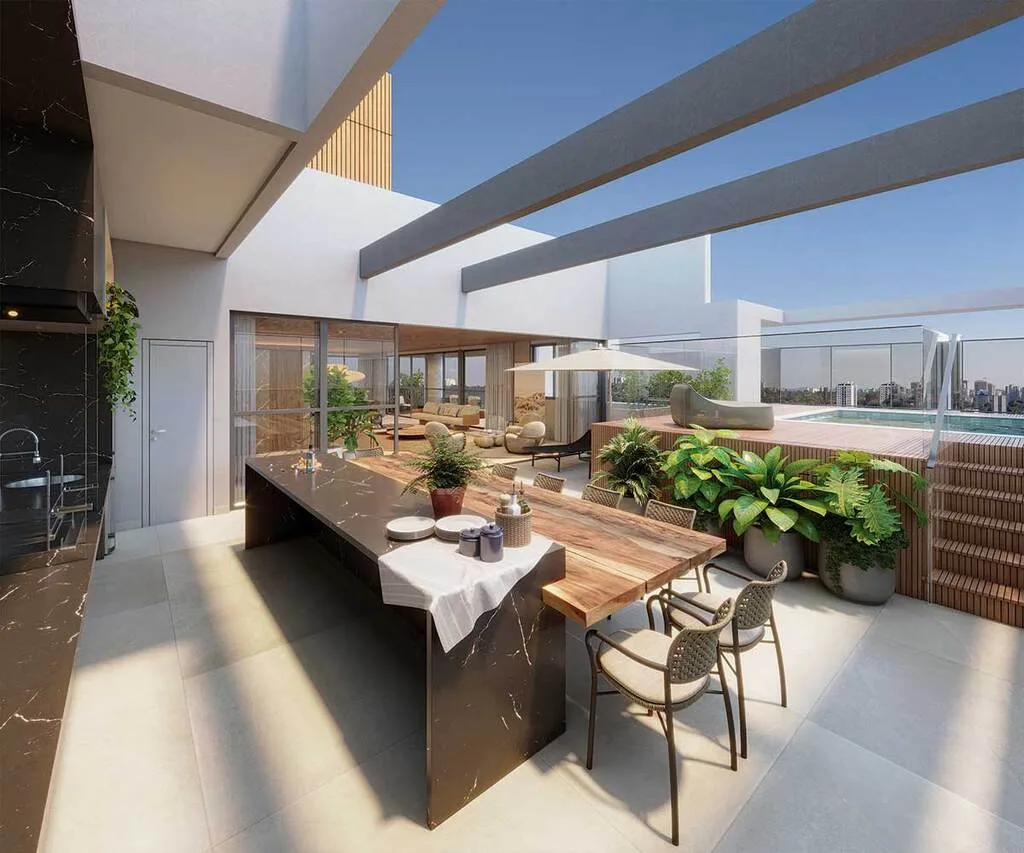 Agami Park Residences: Terraço