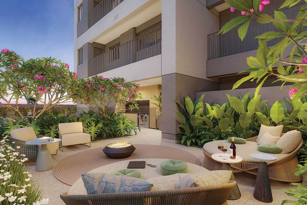 Agami Park Residences: Fire place