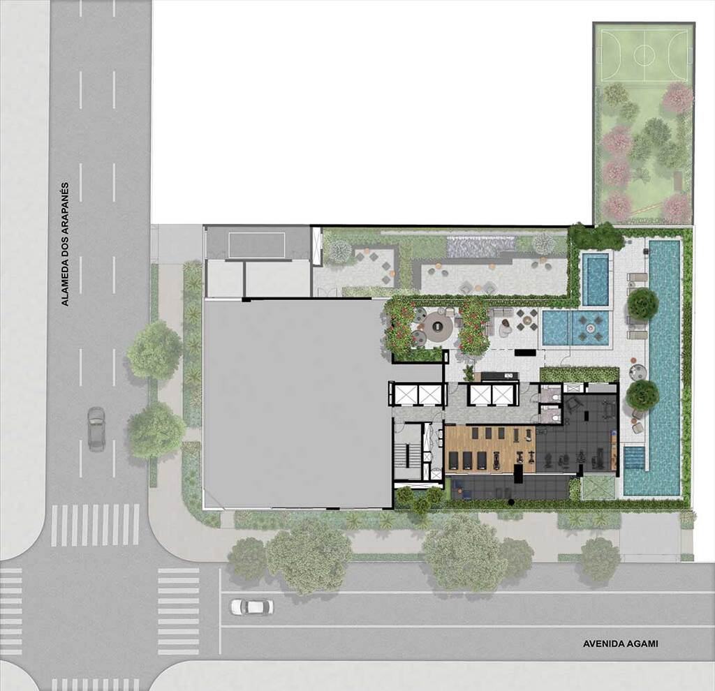 Planta do Agami Park Residences
