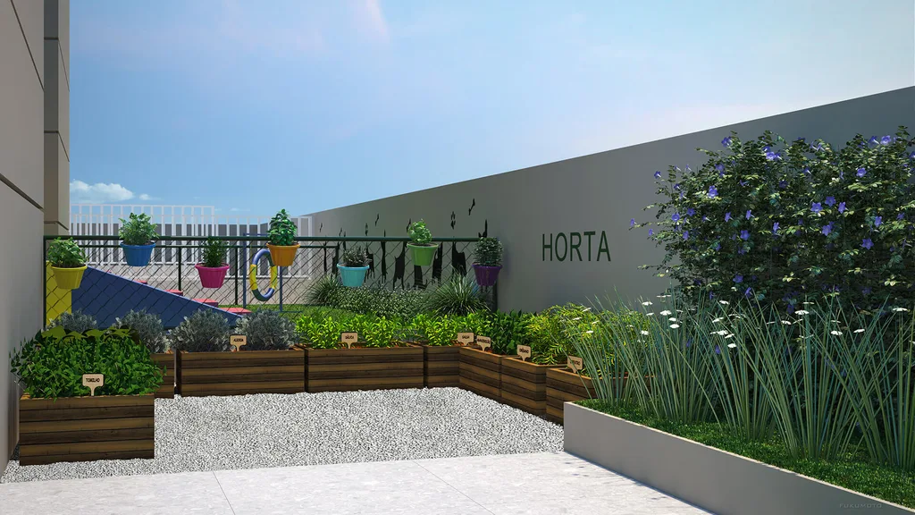 Aimberê One: Horta coletiva