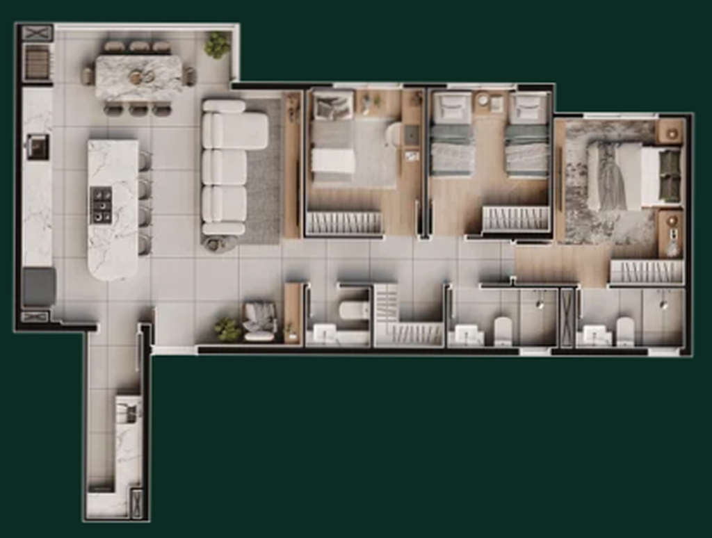 All Seasons: 3 dorm 87m²