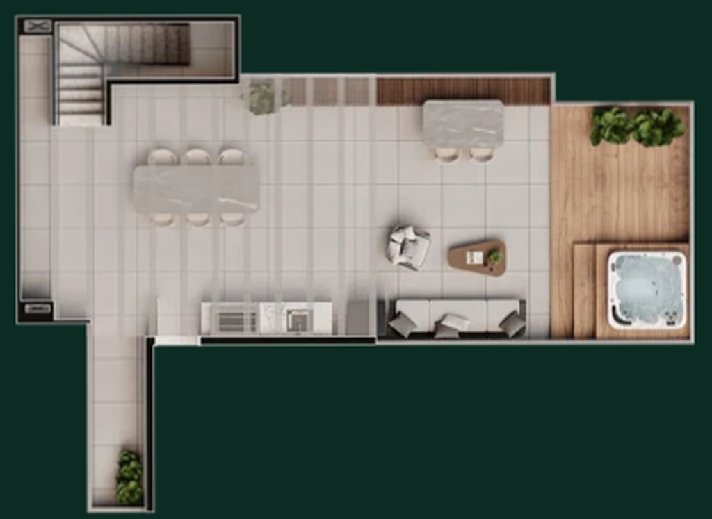 All Seasons: 3 dorm 170m² cobertura duplex superior