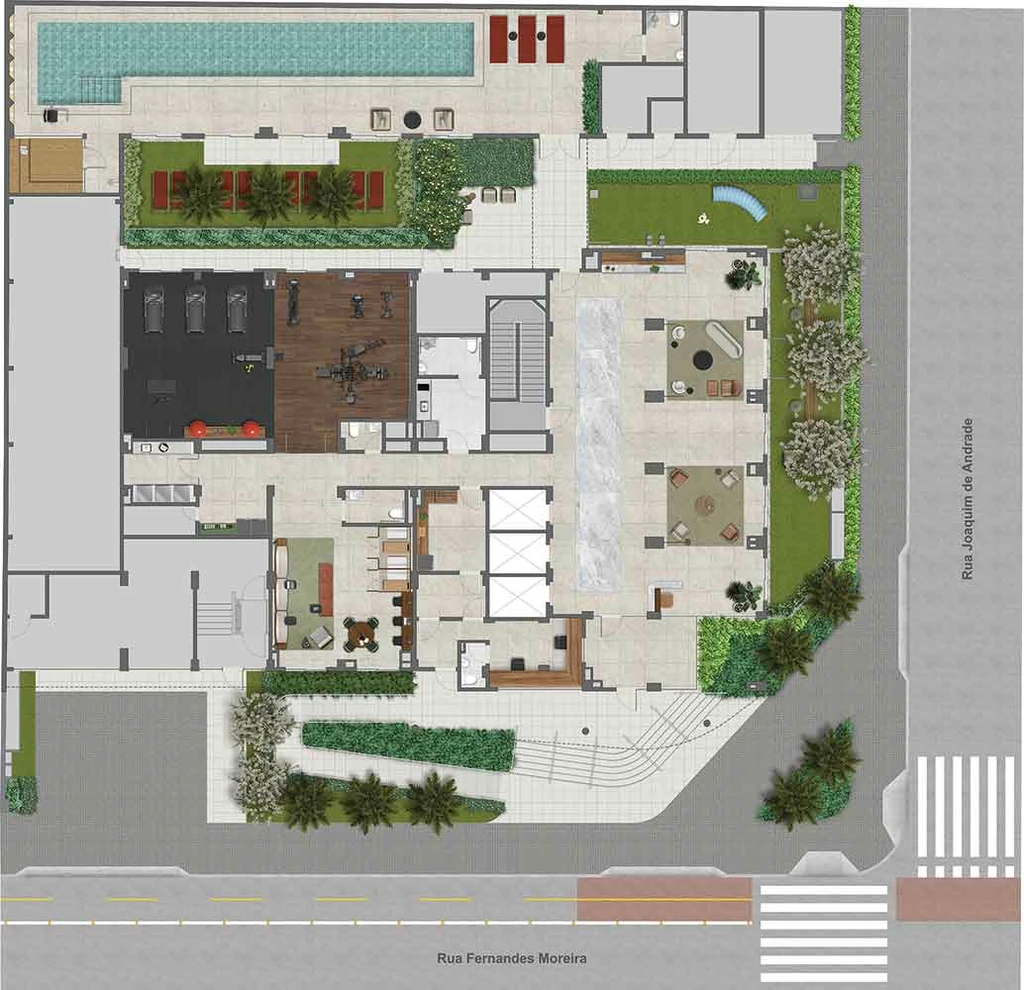 Planta do Alt Studios by Eztec