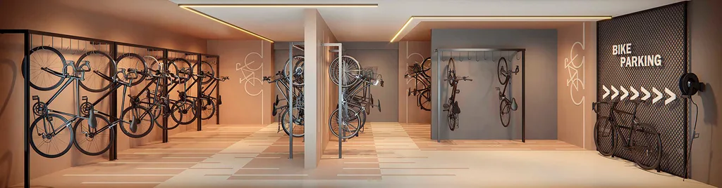 Ampére Brooklin: Bicicletário