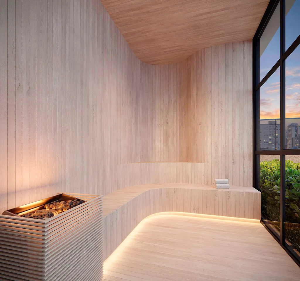 Ampére Brooklin: Sauna