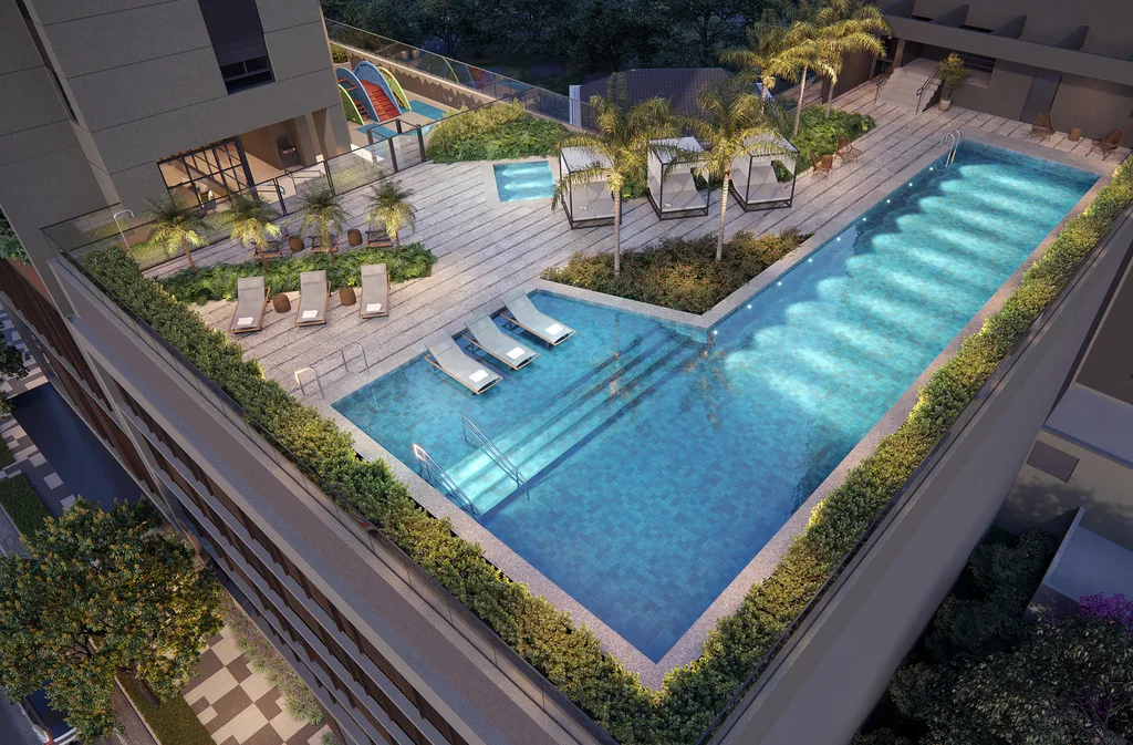 Ampére Brooklin: Piscina