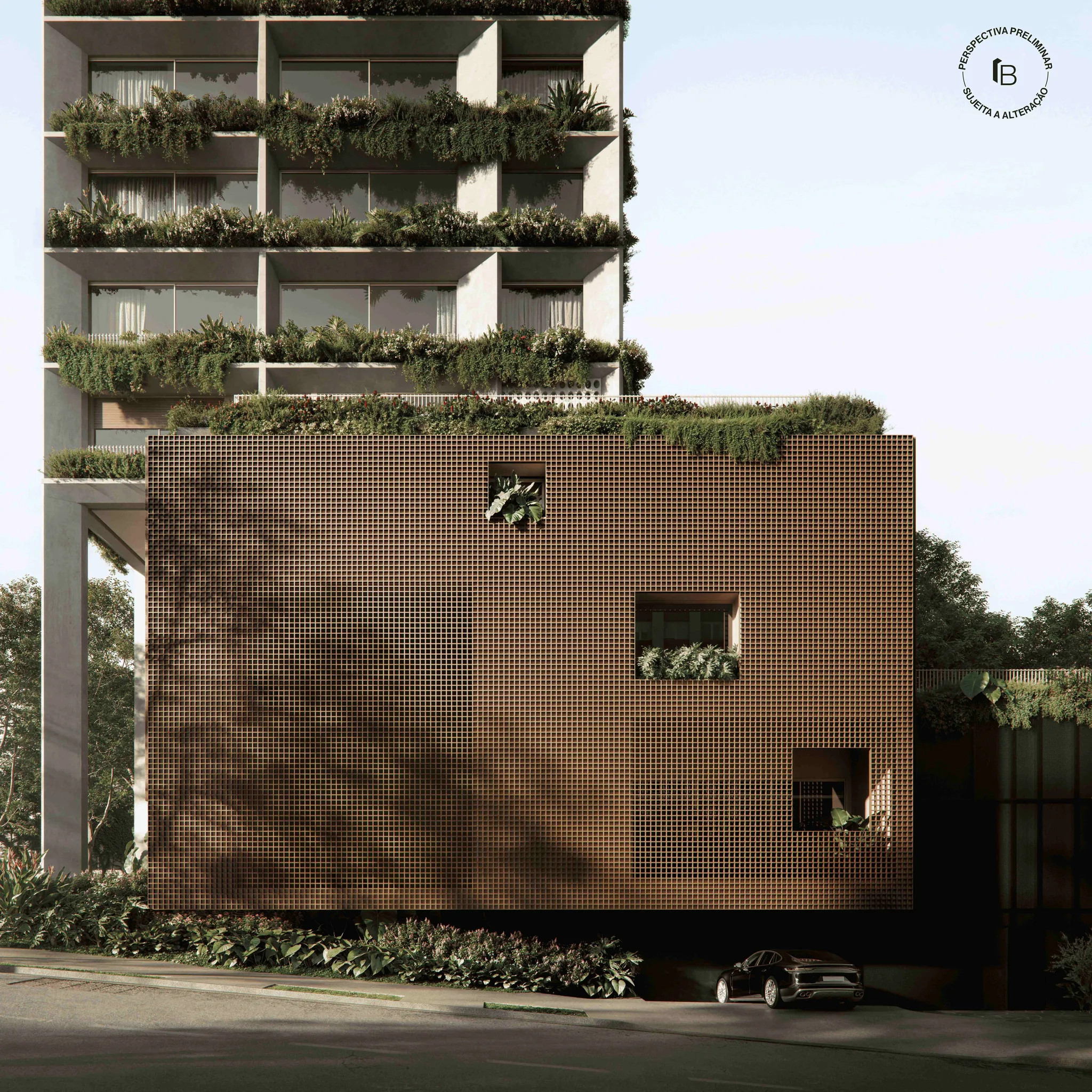 Arbórea Jardins: Acesso de veiculos