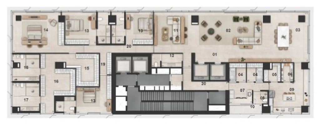 Arbórea Vista Jardim Europa: 4 dorm 527m²