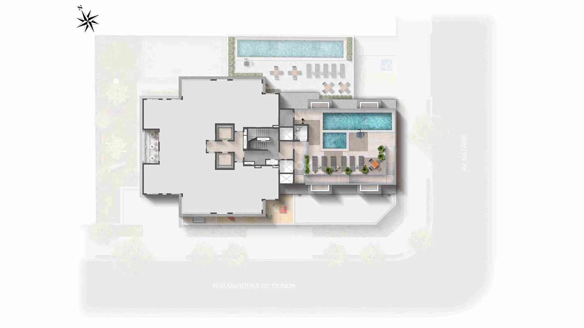 Arch Nazaré Residence: Implantação