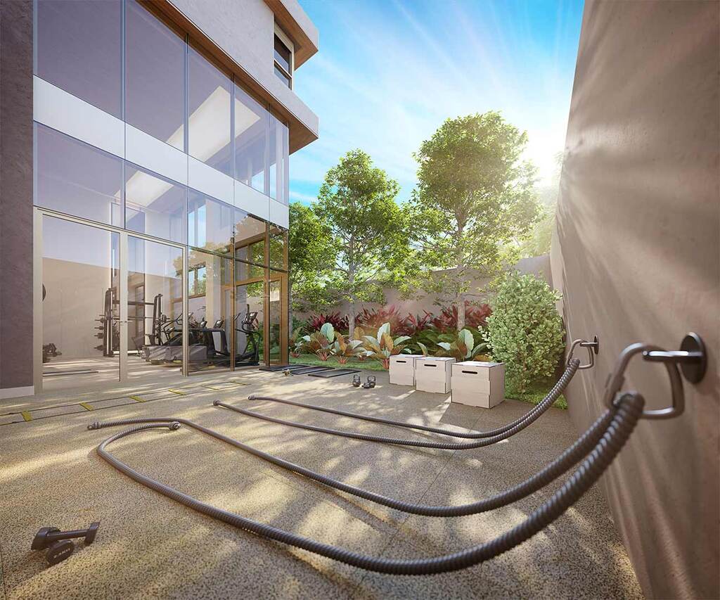 Art'Stone Residences: Fitness externo merge