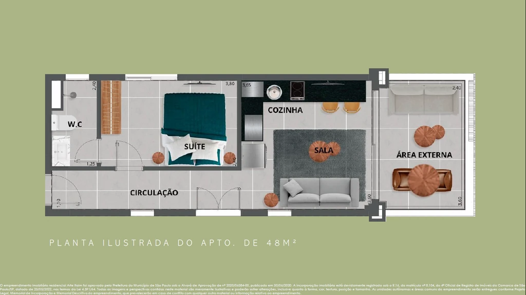 Planta do Arte Itaim