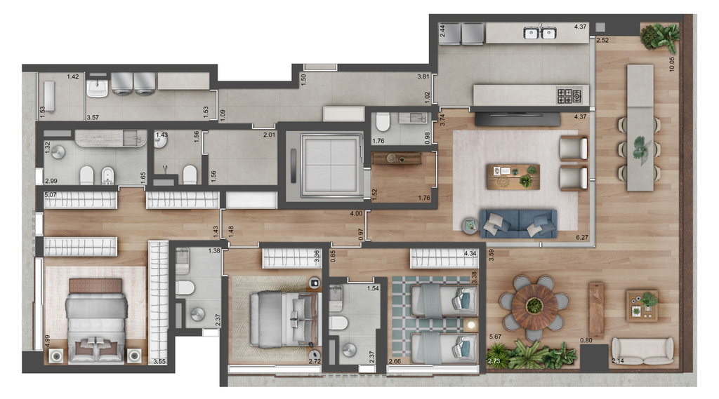 Astéri by Viewco: 3 dorm 171m²