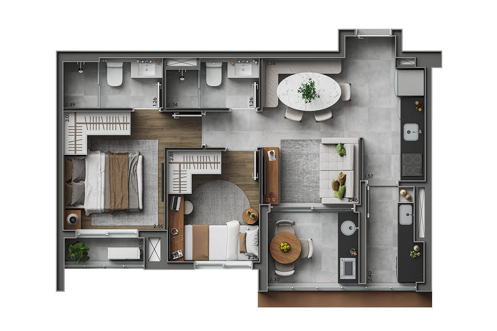 Planta do Astro Klabin