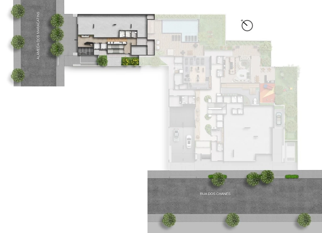 Planta do Autoral Moema Studios