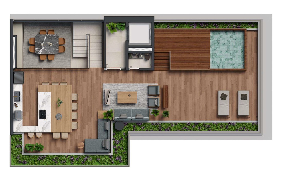 Biotique Ibirapuera: 4 dorm 426m² cobertura duplex superior