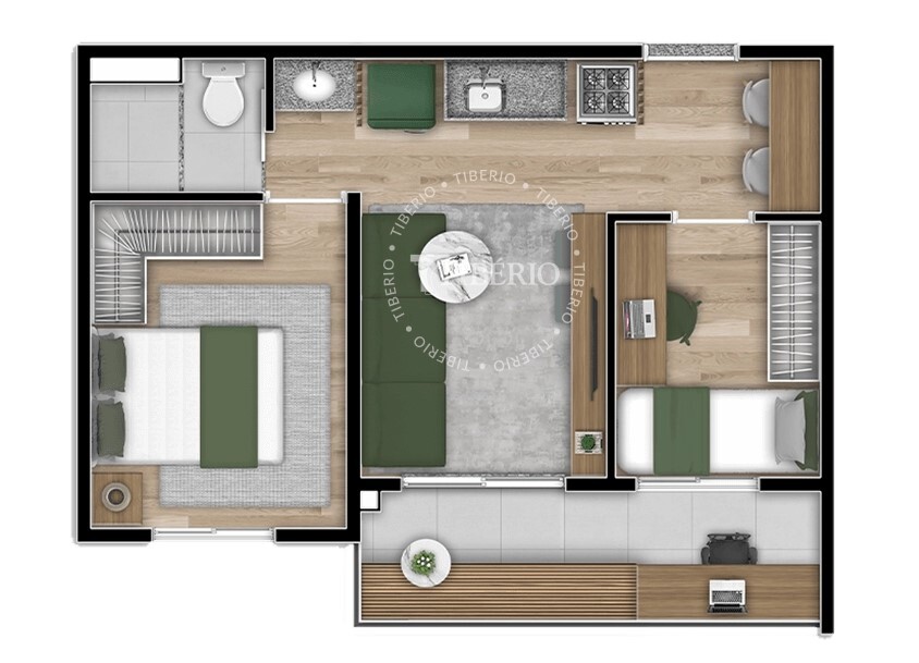 Blend Saúde: 2 dorm 39 85m²