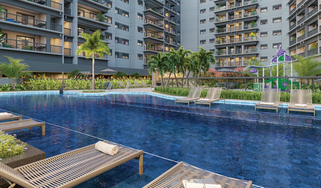 Blue Marine Home Resort: Piscina