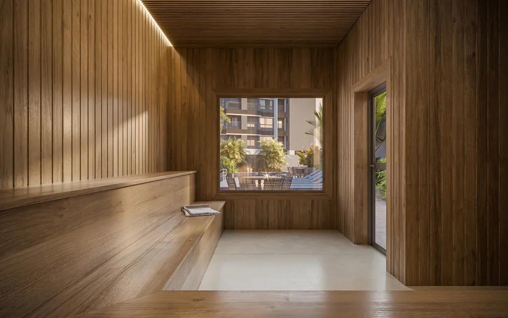 Bosque Santa Cruz by Diálogo Residences: Sauna