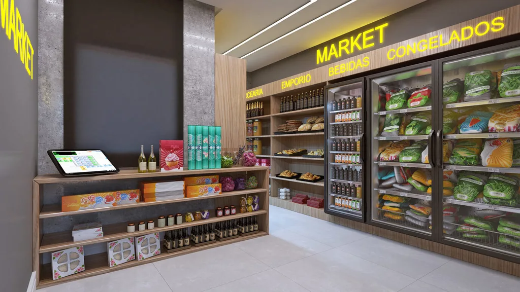 Boulevard Atlântica: Market