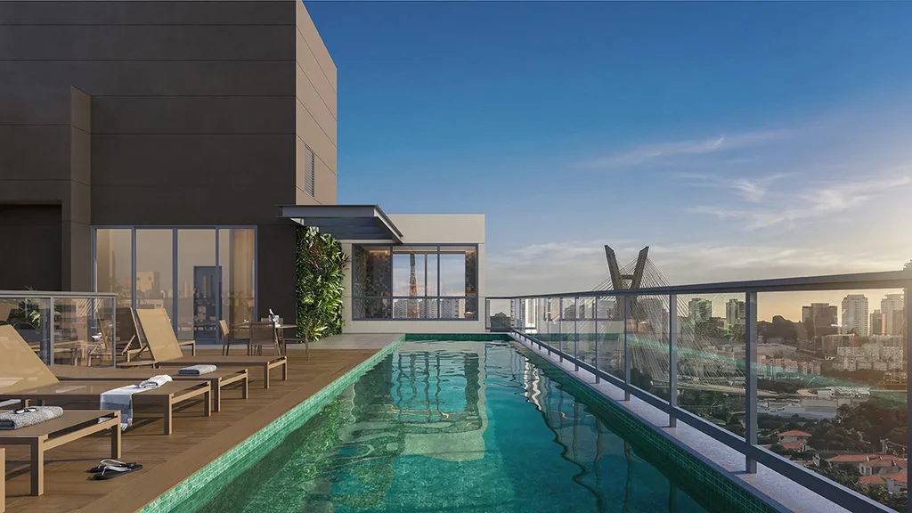 Boulevard Brooklin: Piscina