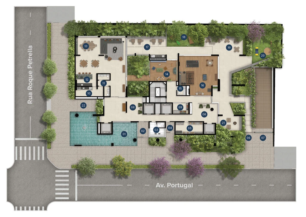 Planta do Boulevard Brooklin