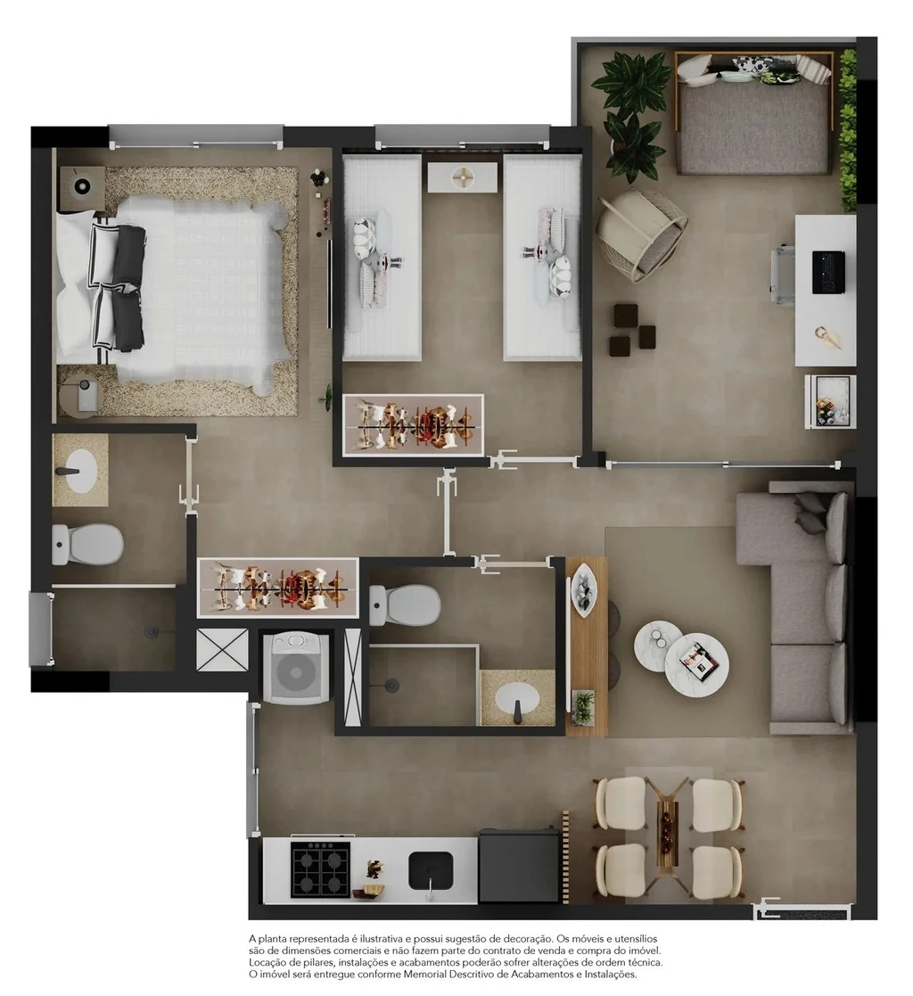 Breeze Bosque da Saúde: 2 dorm 49m²