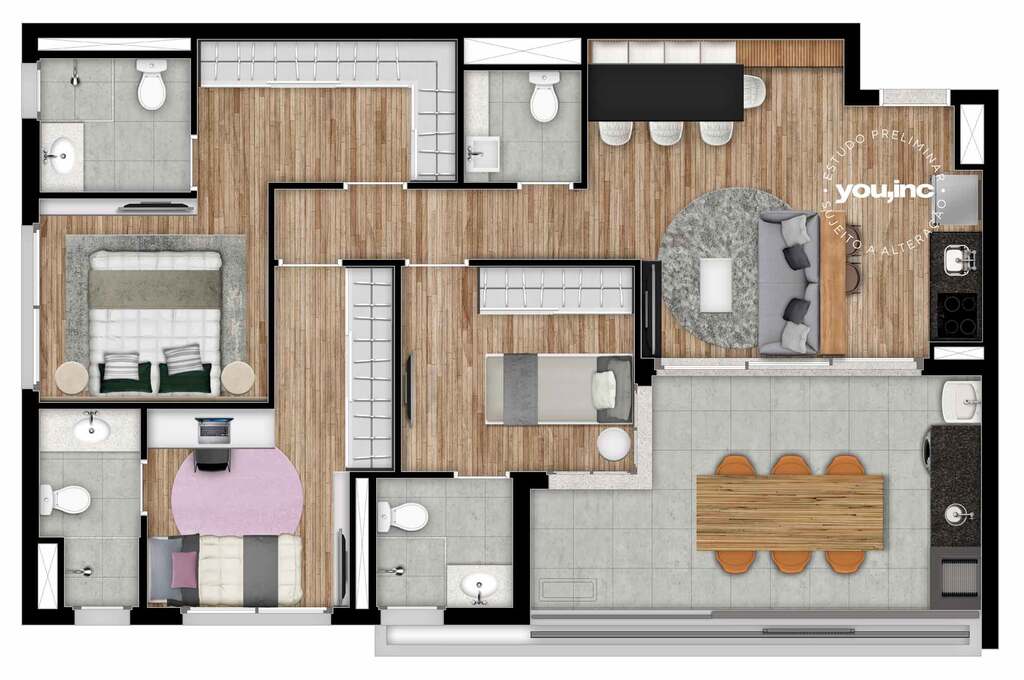 Brook by You: 3 dorm 93m²