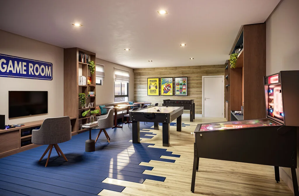 Brooklin Noventa Living: Sala de jogos