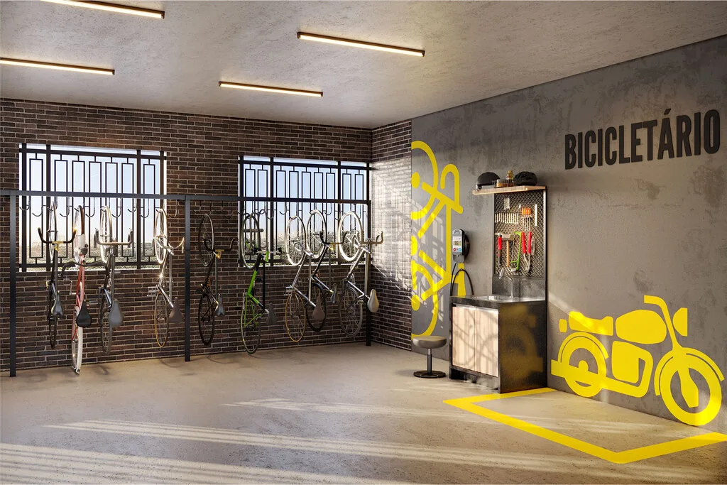 Brooklin Noventa Living: Bicicletário