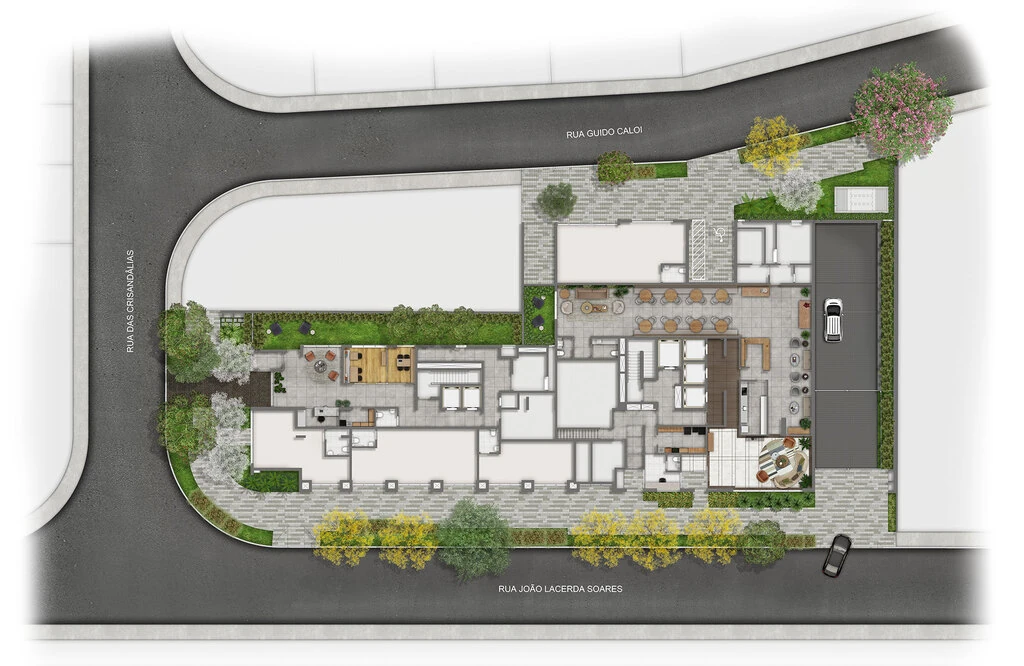 Planta do Brooklin Noventa Living