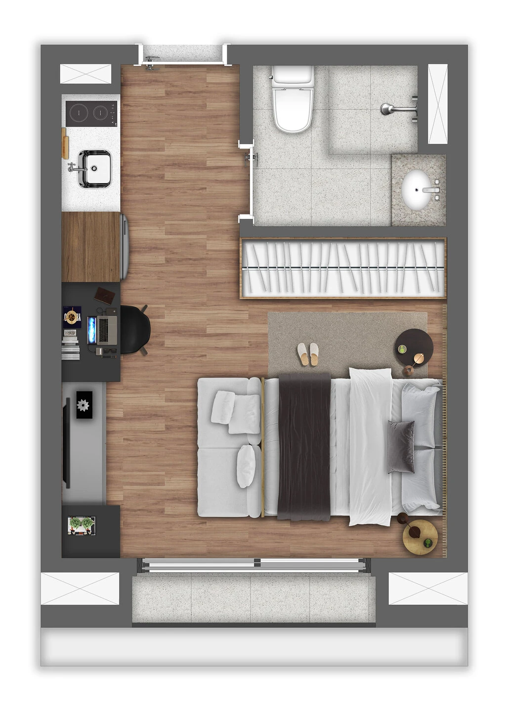 Brooklin Noventa Stay: 1 dorm 22 56m² studio
