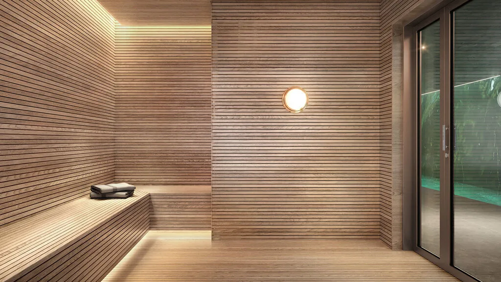 Bueno Brandão 257: Sauna