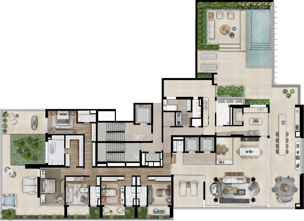 Bueno Brandão 257: 5 dorm 711m² garden