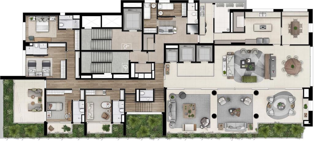 Bueno Brandão 257: 5 dorm 923m² cobertura duplex inferior