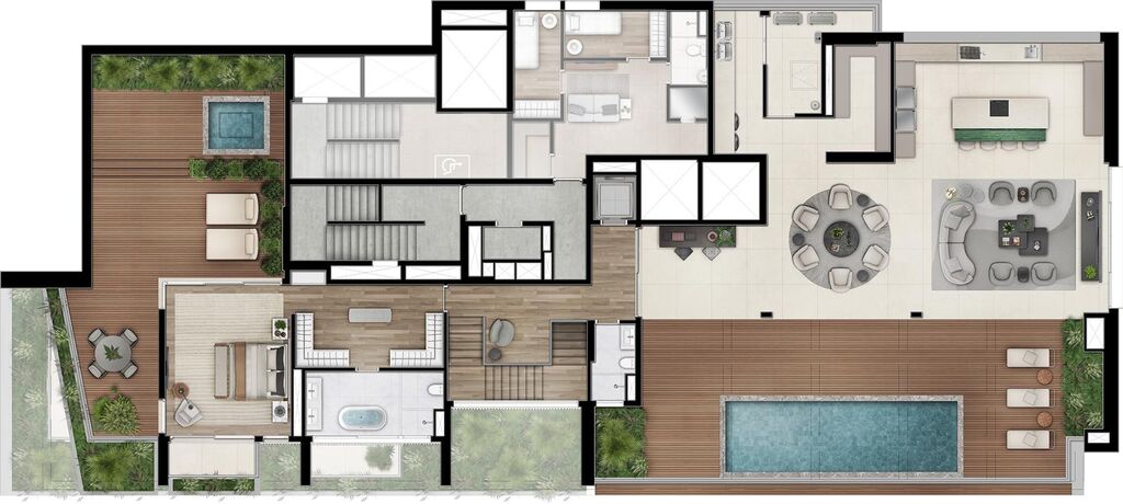 Bueno Brandão 257: 5 dorm 923m² cobertura duplex superior