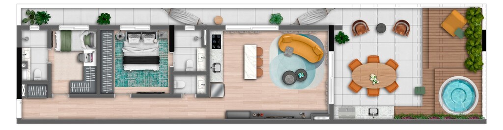 Canto Sabiá Moema: 2 dorm 118m² garden