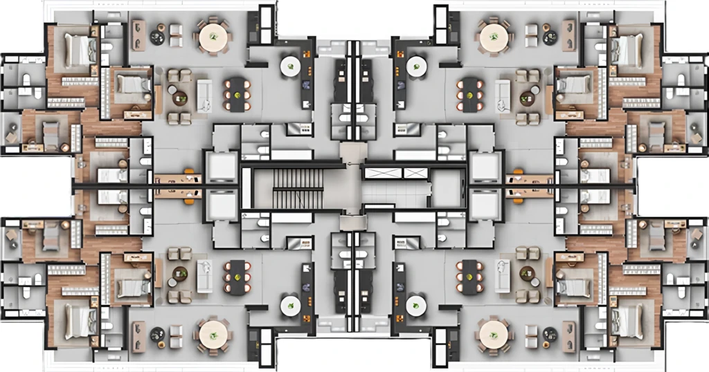 Capitolo by Piero Lissoni: Pavimento tipo