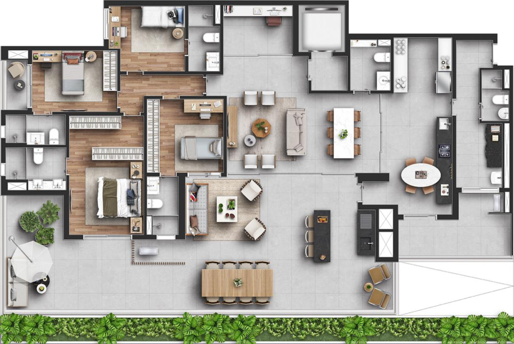 Capitolo by Piero Lissoni: 4 dorm 281m² garden