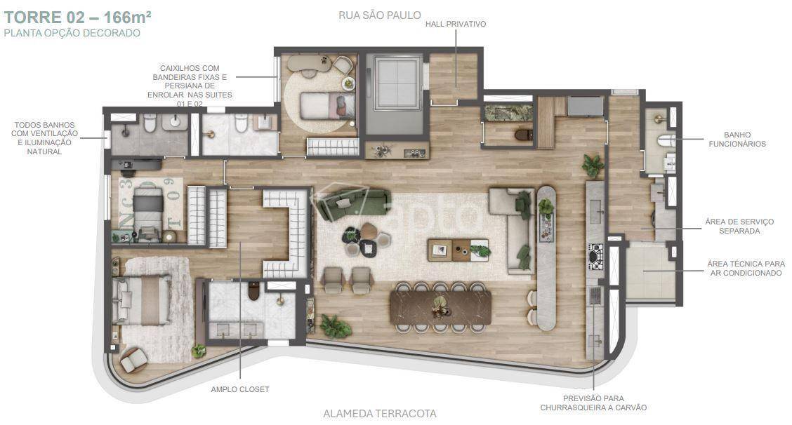 Planta do Casa Cerâmica