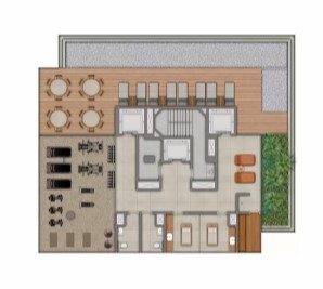 Casa Jardins Jaú by You: Pavimento lazer
